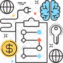 Business Plan Brain Icon
