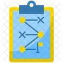 Business Plan Strategy Planning Icon