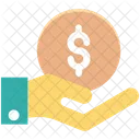 Business Plan Payment Coin Icon