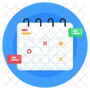 Business Calendar Business Planner Yearbook Icon