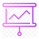 Geschäfts Präsentation  Symbol