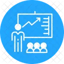 Business Presentation Presentation Board Statistics Icon