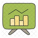 Business Presentation Powerpoint Graph Icon