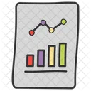 비즈니스 프레젠테이션 그래프 프레젠테이션 차트 애플리케이션 아이콘