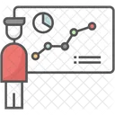 Business Analysis Business Graph Flip Chart Icon