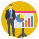 Business Presentation Analysis Icon