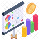Business Presentation Statistics Business Chart Icon
