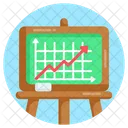 Business Lecture Business Presentation Business Chart Icon