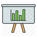 Business Presentation Presentation Statistics Icon
