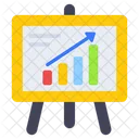 Business Presentation Graphical Presentation Statistics Icon
