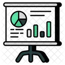 Business Presentation Graphical Presentation Data Analytics Icon