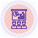 Business Presentation Black Outline Icon Icon