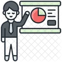 Business Presentation Presentation Graph Icon