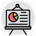 Business Presentation Graphical Representation Data Analytics Icon