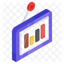 Business Presentation Graphical Representations Statistics Icon