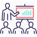 Business Presentation Business Organization Hierarchy Icon
