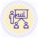 Business Presentation Icon Presentation Pitch Icon
