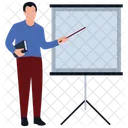Business Presentation Graphical Presentation Trade Planning Icon