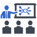 Businessman Strategy Plan Icon