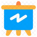 Business Presentation Presentation Board Icon