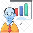 Business Presentation Presentation Graph Icon