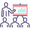 Business Presentation Business Organization Hierarchy Icon