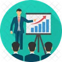 Business Presentation Business Chart Icon