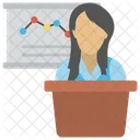 Business Presentation Statistics Icon