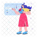 Business Presentation Business Lecture Business Training Icon