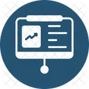 Business Presentation Presentation Board Statistics Icon