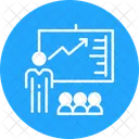 Business Presentation Presentation Board Statistics Icon