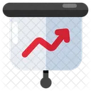 Business Presentation Graphical Representation Data Analytics Icon