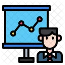 Bussiness Bussinessman Graph Icon