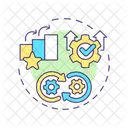 Bpm Lean Bpm Business Process Management Icon