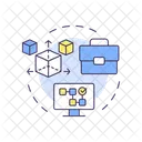 Bpm Business Process Management Business Process Simulation Icon
