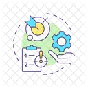 Bpm Prioritization Business Processes Management Icon