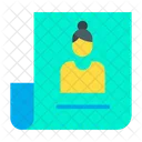 Profile File Business Woman Profile Icon
