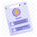 Business profile  Icon
