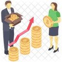 Profit Growth Business Growth Investment Growth Icon