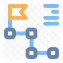 Business Progress Business Way Process Flow Icon