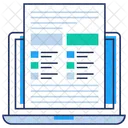 Business Progress Report Business Analytics Statistical Report Icon