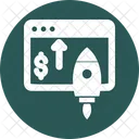 Business Promotion Digital Advertising Growth Hacking Icon