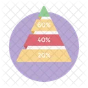 Business Pyramid Graph  Icon