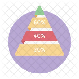 Business Pyramid Graph  Icon