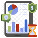 Business Report Business Data Data Analytics Icon