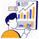 Business Report Data Analytics Infographic Icon