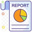Business Report Business File Graphical Report Icon