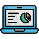 Business Report Economy Graph Online State Icon