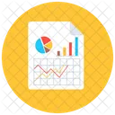 Business Report Marketing Report Data Analytics Icône