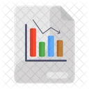 Business Report Graph Report Recession Report Icon
